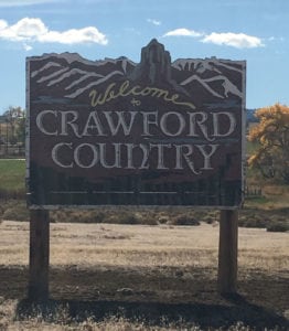 Crawford Country Welcome Sign
