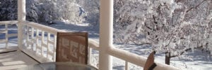 Cedaredge Winter Porch